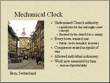 Mechanical Clock