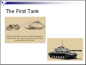 The First Tank
