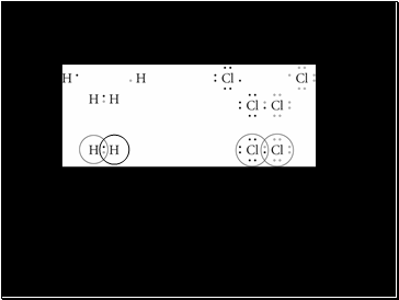 Lewis Dot Diagrams for Hydrogen and Chlorine Gas