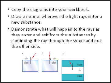 Copy the diagrams into your workbook.
