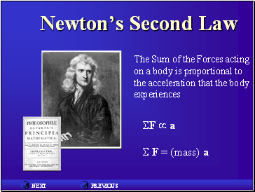 Newtons Second Law