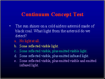 Continuum Concept Test