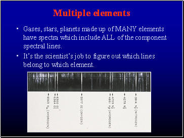Multiple elements